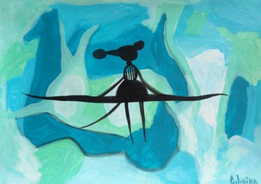 Pittura intitolato "Mouse" da Yuliya Golovina, Opera d'arte originale, Acrilico