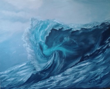 Картина под названием "" Королева моря , в…" - Татьяна Головко, Подлинное произведение искусства, Масло