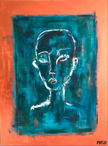 Painting titled "Wise" by Gomariart, Original Artwork, Acrylic