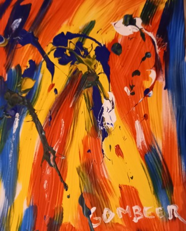 제목이 "La folie 94"인 미술작품 Paul Gombeer로, 원작, 아크릴