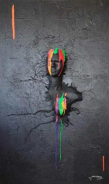 Картина под названием "Body and Soul" - Gonca Kopuz, Подлинное произведение искусства, Акрил