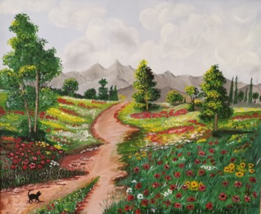 Pintura intitulada "Silvestre" por Gonzala Sol, Obras de arte originais, Óleo