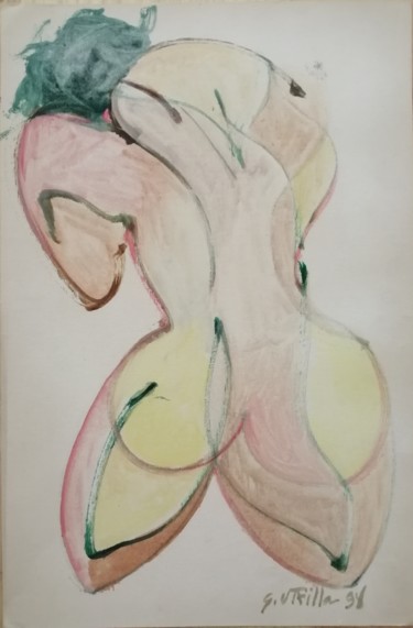 Peinture intitulée "Sin título 2" par Gonzalo Utrilla, Œuvre d'art originale, Aquarelle