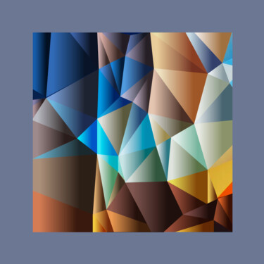 Arte digitale intitolato "Geometric Dream 07" da Gonzalo Daino, Opera d'arte originale, Pittura digitale