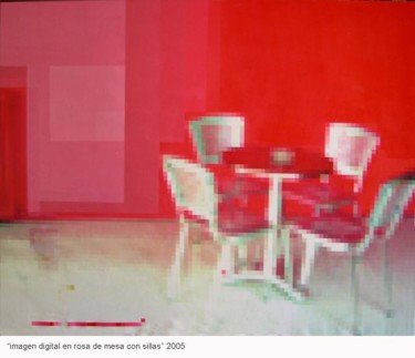 Peinture intitulée "imagen digital en r…" par Gonzalo Nicuesa, Œuvre d'art originale