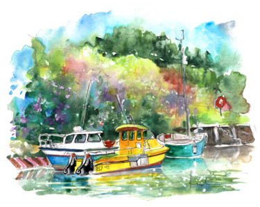 Amlwch 03 Painting titled "Amlwch 03" by Miki De Goodaboom, Original Art, Watercolor