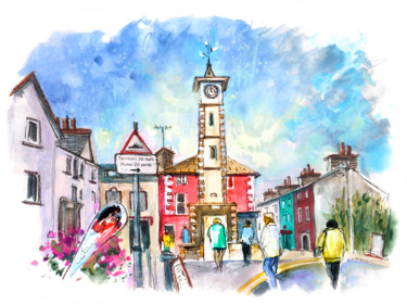 Painting titled "Aberystwyth 02" by Miki De Goodaboom, Original Artwork, Watercolor