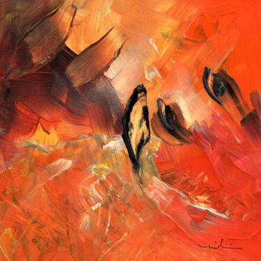 Pittura intitolato "Way To Abstraction…" da Miki De Goodaboom, Opera d'arte originale, Acrilico
