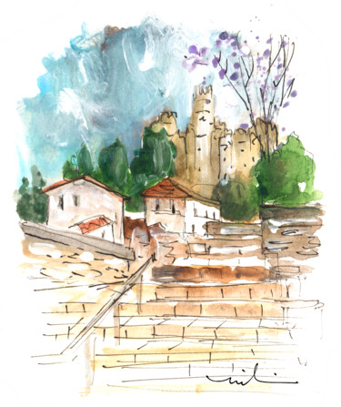 Painting titled "Almansa 02" by Miki De Goodaboom, Original Artwork, Watercolor