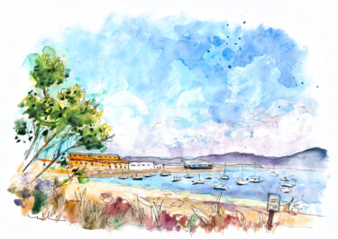 「Landscape Of Galici…」というタイトルの絵画 Miki De Goodaboomによって, オリジナルのアートワーク, 水彩画