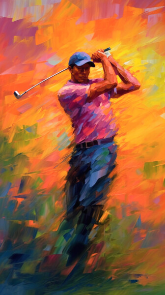 "Golf Fascination 02" başlıklı Dijital Sanat Miki De Goodaboom tarafından, Orijinal sanat, Dijital Resim