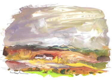 绘画 标题为“Landscape Of Aragon…” 由Miki De Goodaboom, 原创艺术品, 水粉