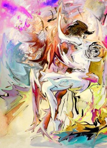 Pittura intitolato "Eroscape 09 Paralle…" da Miki De Goodaboom, Opera d'arte originale, Olio