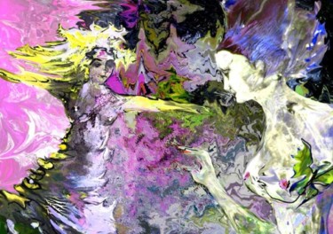 Peinture intitulée "Eroscape 13 Original" par Miki De Goodaboom, Œuvre d'art originale, Huile