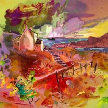 Pittura intitolato "Scotland 6" da Miki De Goodaboom, Opera d'arte originale, Olio