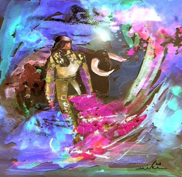 Pittura intitolato "Toroscape 07" da Miki De Goodaboom, Opera d'arte originale, Olio