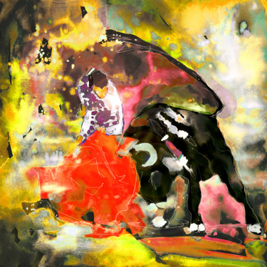 Pittura intitolato "Toroscape 08" da Miki De Goodaboom, Opera d'arte originale, Olio