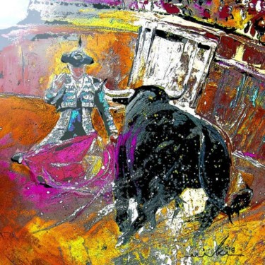 Malerei mit dem Titel "Toroscape 09" von Miki De Goodaboom, Original-Kunstwerk, Öl