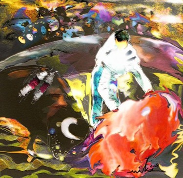 Malerei mit dem Titel "Toroscape 14" von Miki De Goodaboom, Original-Kunstwerk, Öl