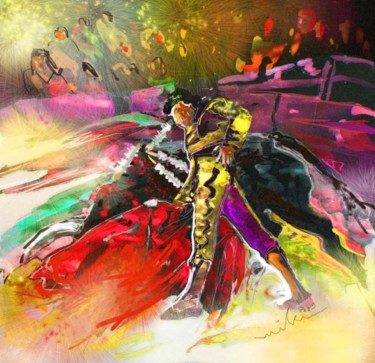 Malerei mit dem Titel "Toroscape 27" von Miki De Goodaboom, Original-Kunstwerk, Öl
