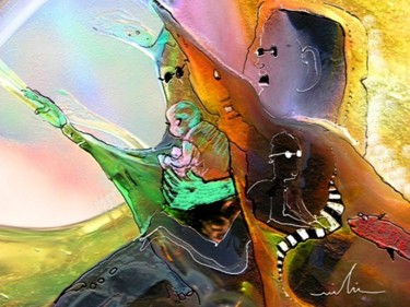 Pittura intitolato "The Sweeties 04" da Miki De Goodaboom, Opera d'arte originale, Olio