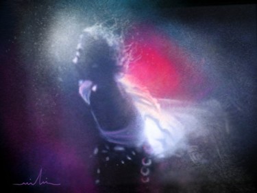 Painting titled "Michael Jackson 14" by Miki De Goodaboom, Original Artwork, Oil