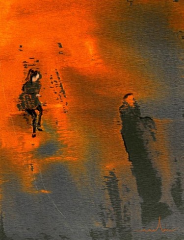 Pittura intitolato "Inferno" da Miki De Goodaboom, Opera d'arte originale, Olio