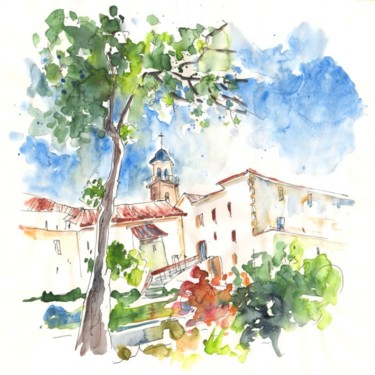 Velez-Rubio Townscape 01 Painting titled "Velez-Rubio Townsca…" by Miki De Goodaboom, Original Art, Oil
