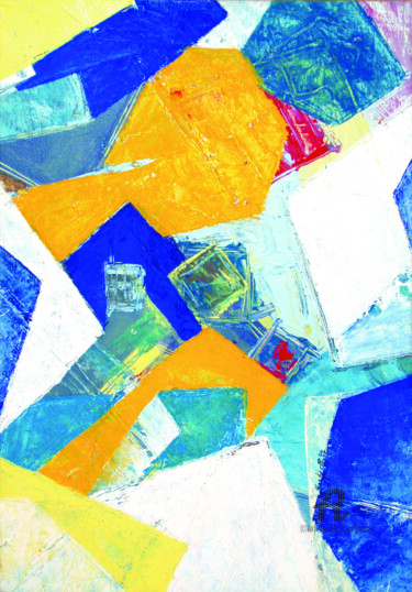 Peinture intitulée "mozaique-2001.jpg" par Goodÿ, Œuvre d'art originale