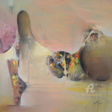 Картина под названием "LEG 3" - Goodÿ, Подлинное произведение искусства, Акрил Установлен на Деревянная рама для носилок