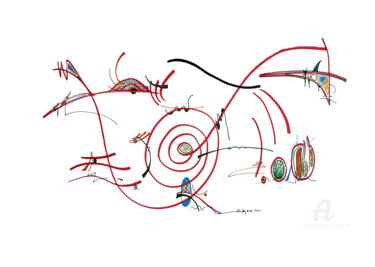 Dessin intitulée "Sikryé" par Goodÿ, Œuvre d'art originale, Marqueur