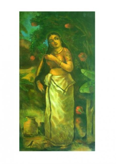 Картина под названием "oil on canvas" - Gopakumar Velayudhanpillai, Подлинное произведение искусства