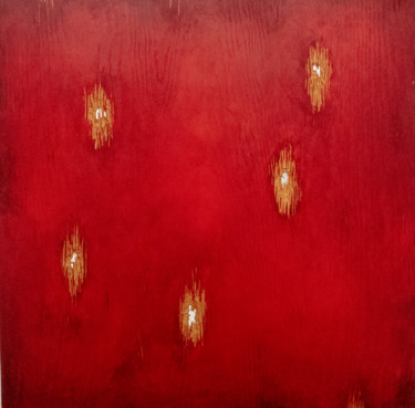 Pittura intitolato "Red Box" da Gor Avetisyan, Opera d'arte originale, Acrilico