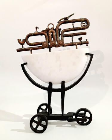 Sculpture titled "Feeling With Song" by Gor Avetisyan, Original Artwork, Bronze