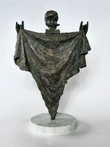 Skulptur mit dem Titel "Magic Illusionist" von Gor Avetisyan, Original-Kunstwerk, Bronze