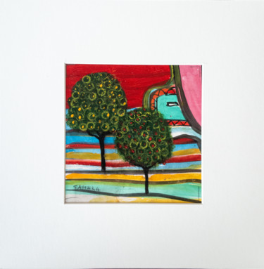 Pintura intitulada "TREE II" por Tamara Bakhsinyan, Obras de arte originais, Acrílico