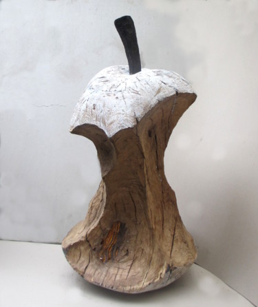 Скульптура под названием "Bite 2" - Goran Nemarnik, Подлинное произведение искусства, Дерево