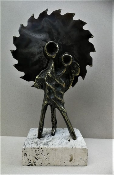 Sculpture titled "Couple2" by Goran Nemarnik, Original Artwork, Bronze