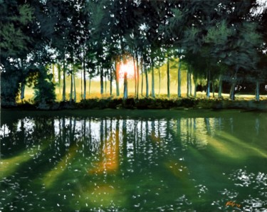 Pintura intitulada "Le Loir 1.jpg" por Goran Vojinovic (VoG), Obras de arte originais, Óleo