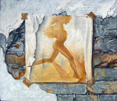 Pittura intitolato "Mur 1" da Goran Vojinovic (VoG), Opera d'arte originale