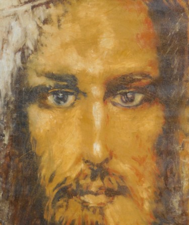 Pittura intitolato "Christ" da Goran Vojinovic (VoG), Opera d'arte originale