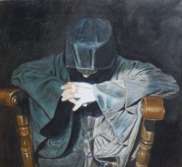 Pittura intitolato "La priere" da Goran Vojinovic (VoG), Opera d'arte originale, Olio