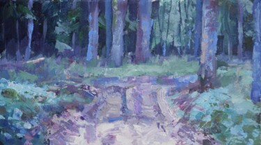 Картина под названием "Path to the forest" - Goran Žigolić (watercolors), Подлинное произведение искусства, Акрил