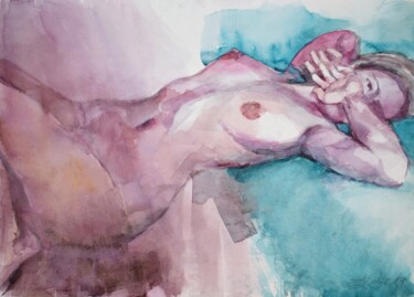 Peinture intitulée "Artwork description…" par Goran Žigolić (watercolors), Œuvre d'art originale, Aquarelle