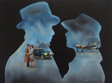 Ζωγραφική με τίτλο "Casablanca" από Gordon Bruce, Αυθεντικά έργα τέχνης, Λάδι