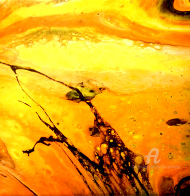 Malarstwo zatytułowany „glow colors” autorstwa Gor Don(Gnie), Oryginalna praca, Akryl Zamontowany na Drewniana rama noszy