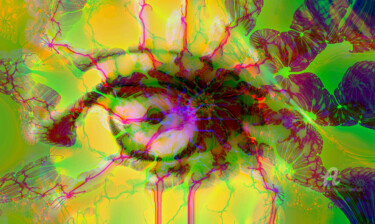 Digital Arts titled "eye abstract" by Gor Don(Gnie), Original Artwork, Photo Montage