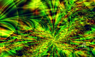 Digitale Kunst getiteld "fractal vortex" door Gor Don(Gnie), Origineel Kunstwerk, Digitaal Schilderwerk