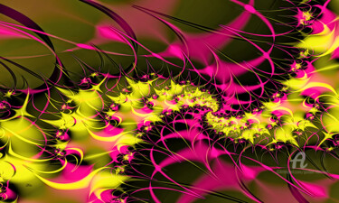 Digitale Kunst mit dem Titel "colors abstract" von Gor Don(Gnie), Original-Kunstwerk, 2D digitale Arbeit