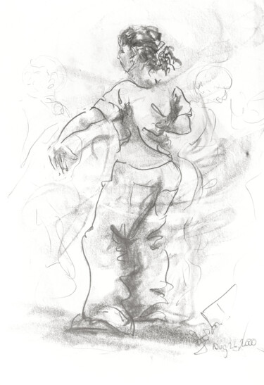 Dibujo titulada "Baggy pants  (untit…" por Gordonartist1, Obra de arte original, Grafito